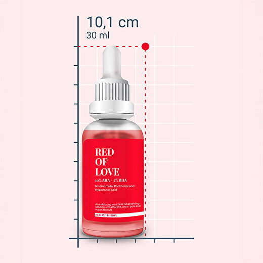 She Vec Red Of Love AHA+ BHA Yüz Peelingi 30 ml 4