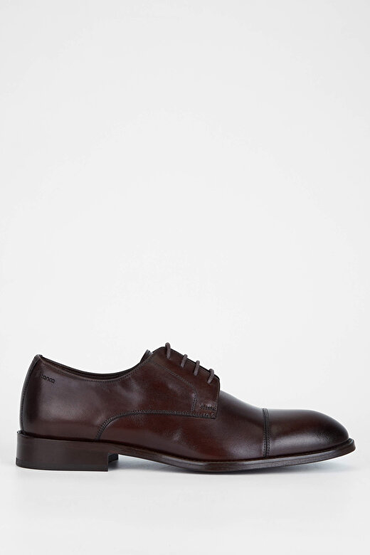 Tamer Tanca Erkek Hakiki Deri Kahverengi Deri Klasik Ayakkabı 1