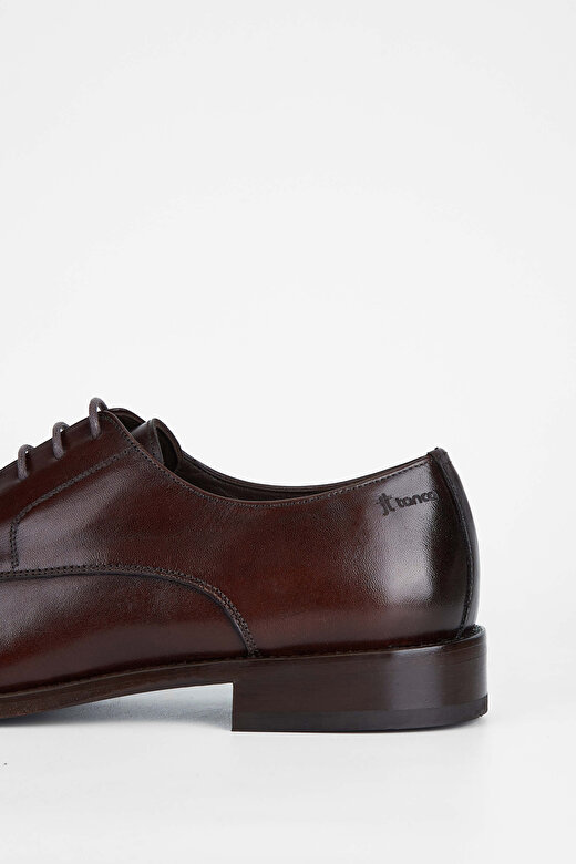 Tamer Tanca Erkek Hakiki Deri Kahverengi Deri Klasik Ayakkabı 4