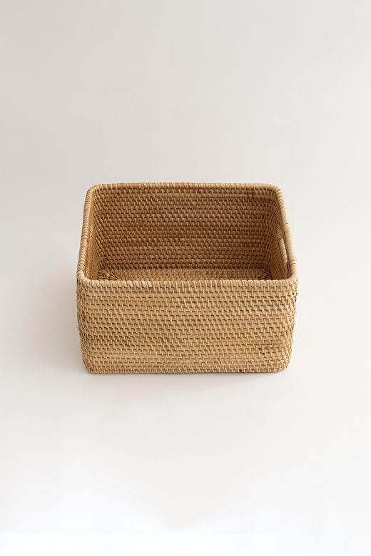 Meander Rattan Orta Boy Saklama Kutusu & Dekoratif Sepet 30x28x16 cm 4584 3