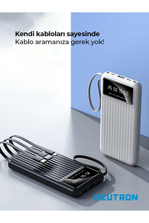 10.000 mAh Taşınabilir Şarj Cihazı Powerbank 4