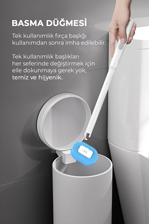 Tek Kullanımlık Hijyenik Tuvalet Fırçası 2