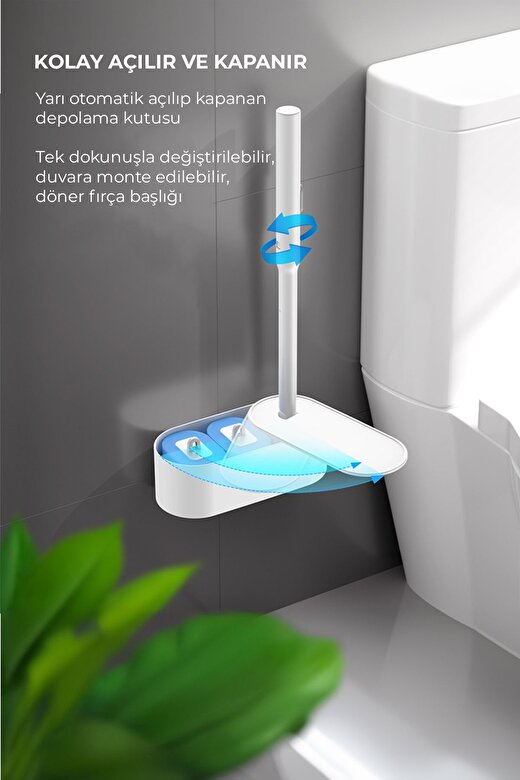 Tek Kullanımlık Hijyenik Tuvalet Fırçası 4