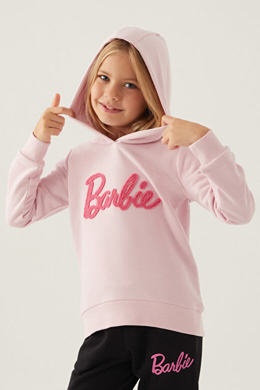 Barbie Kız Çocuk Pembe Sweatshirt 2