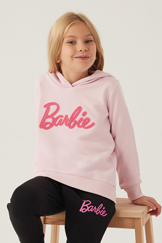 Barbie Kız Çocuk Pembe Sweatshirt 3