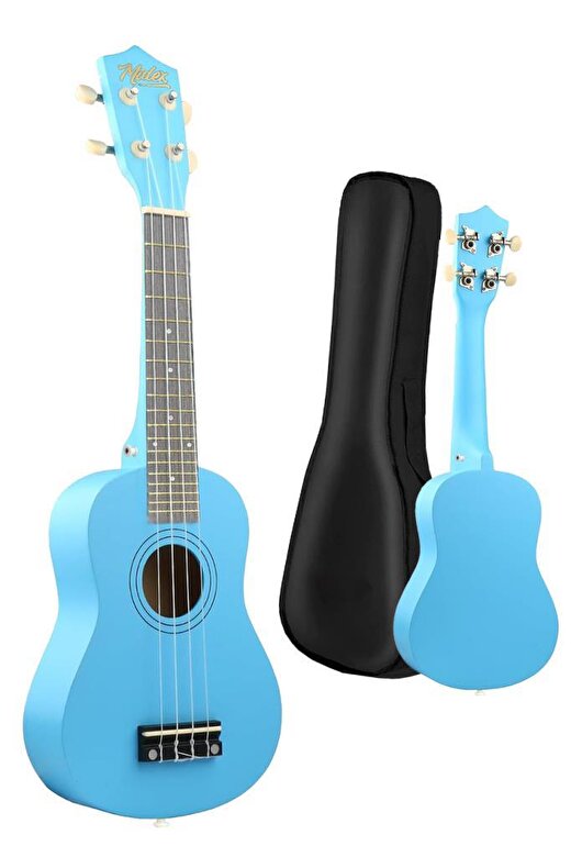 Midex UKX-233BL Mavi Concert Ukulele (Askı Çanta Metod Pena) 3