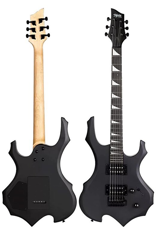 Midex Force-AMP30 Üst Seviye 30 Watt Amfili Elektro Gitar H-H Profesyonel Full Set Aksesuarlı 4