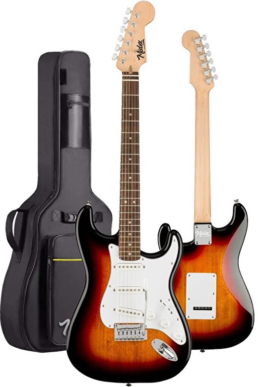Midex RPH-30SB-50AMP Gül Klavye SSS 50W Amfili Elektro Gitar Seti 3