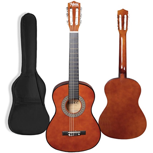 Midex CG-270BRW Brown Renk Klasik Gitar 4/4 Yetişkin Boy Sap Ayarlı Full Set 2