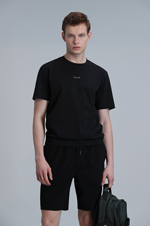 Antony Modern Grafik T- Shirt Siyah 1
