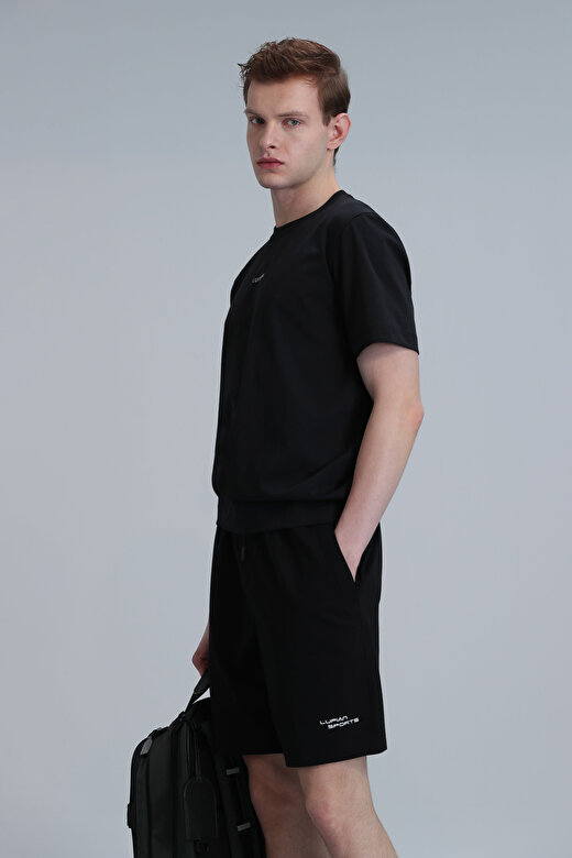 Antony Modern Grafik T- Shirt Siyah 3