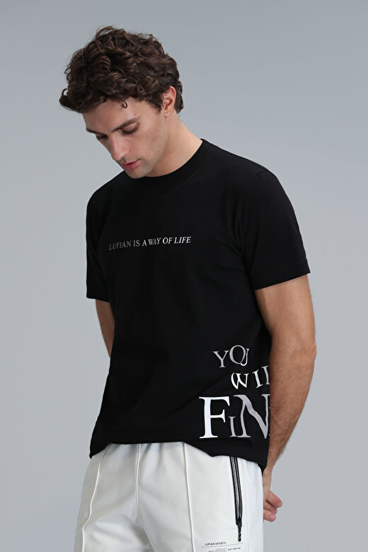 Potter Modern Grafik T- Shirt Siyah 3