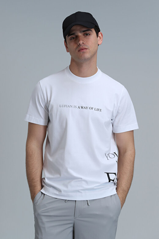 Potter Modern Grafik T- Shirt Beyaz 2