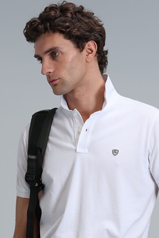 Laon Smart Erkek Polo Tişört Beyaz 3