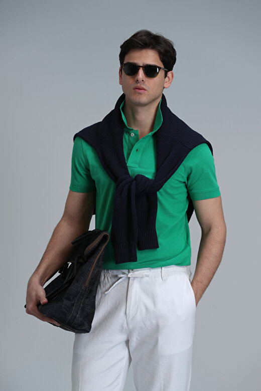 Laon Smart Erkek Polo Tişört Açık Yeşil 1