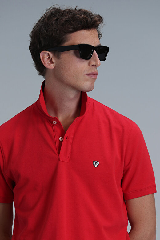 Laon Smart Erkek Polo Tişört Kırmızı 4