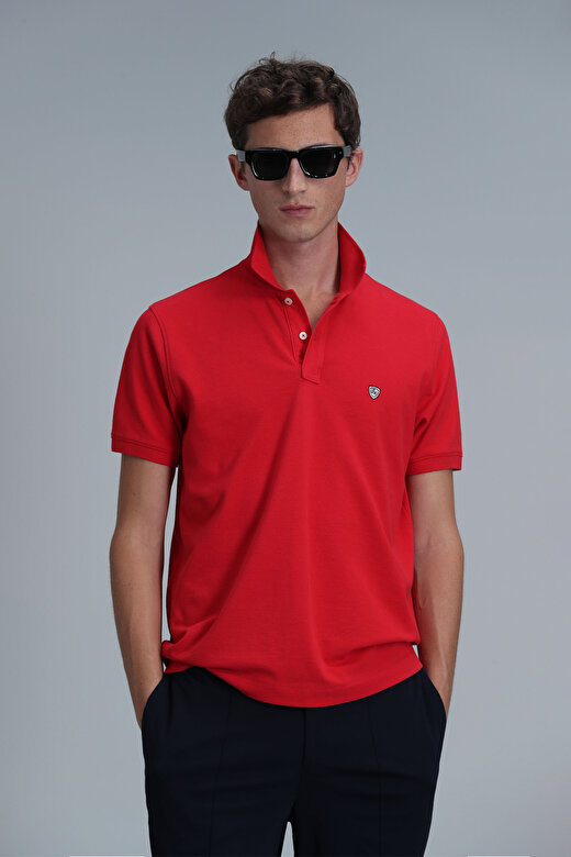 Laon Smart Erkek Polo Tişört Kırmızı 1