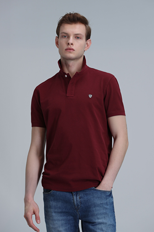 Laon Smart Erkek Polo Tişört Bordo 1