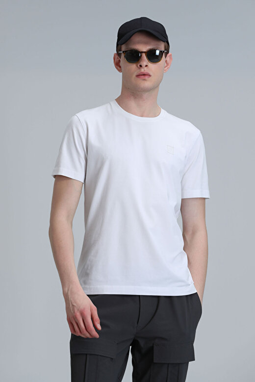 Pablo Modern Grafik T- Shirt Beyaz 3