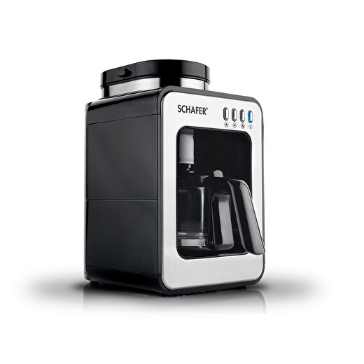 Schafer Barista Öğütücülü Filtre Kahve Makinesi-Siyah 4