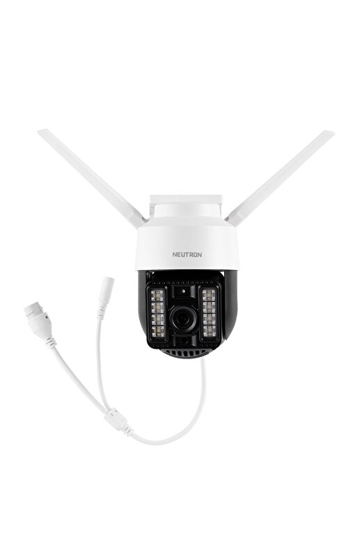 Gece Görüşlü Led Işıklı 360° Dönebilen Alarmlı Ip Wifi Dış Ortam Güvenlik Kamerası 3
