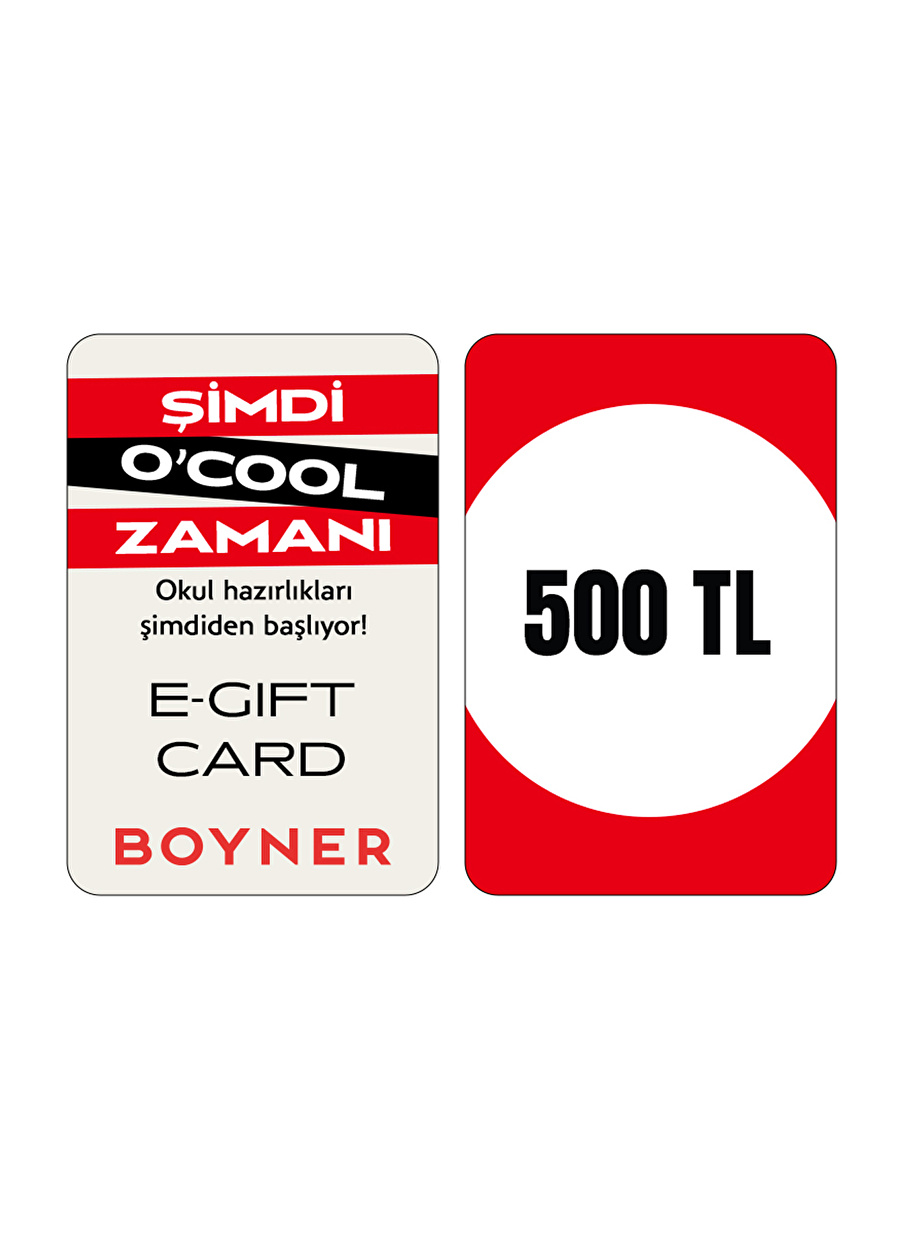 Boyner Digital Hediye Kartı 500 TL