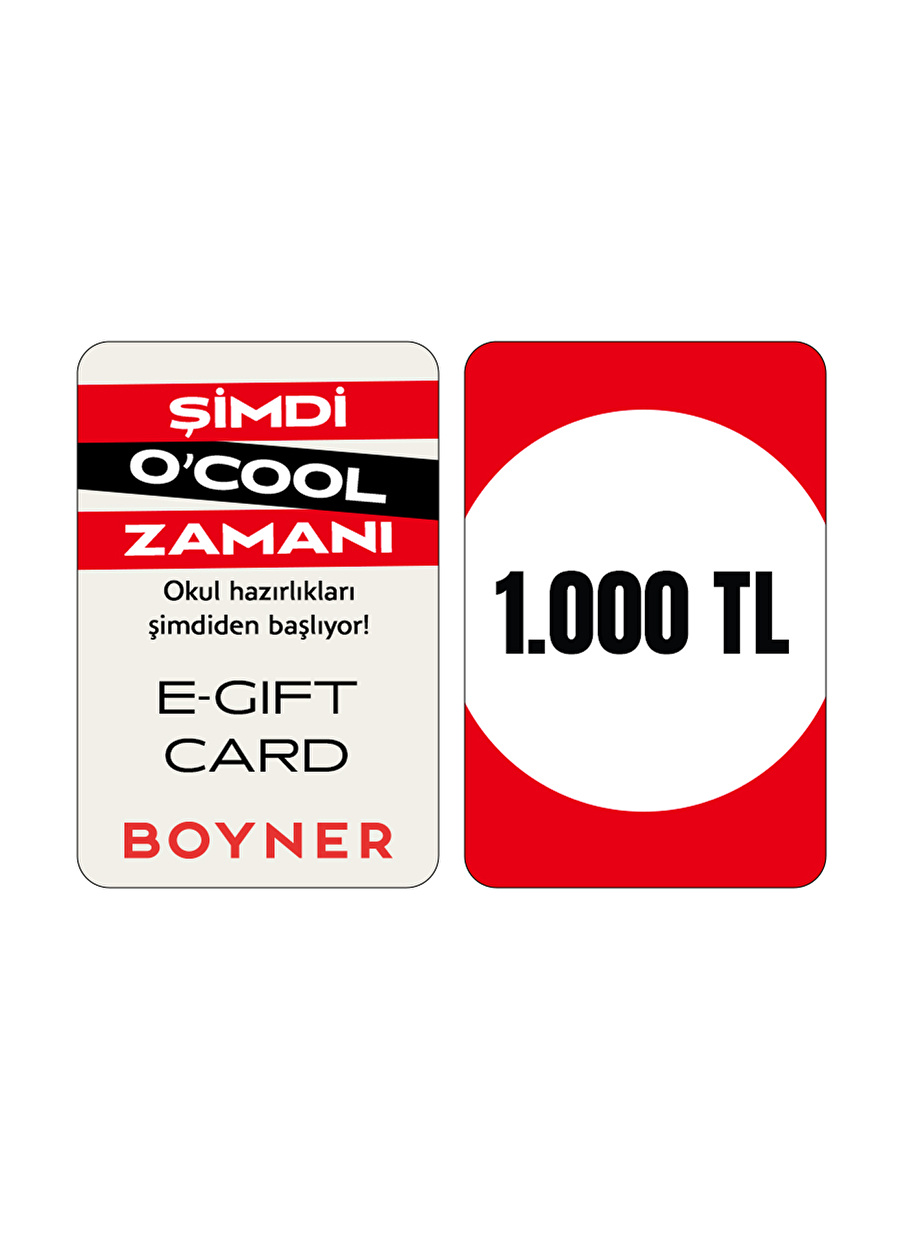 Boyner Digital Hediye Kartı 1000 TL