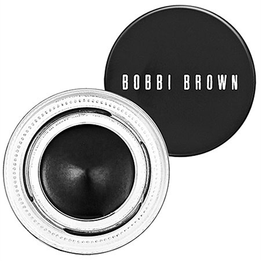 Standart Kadın Renksiz Bobbi Brown Long Wear Gel Black Eyelıner Kozmetik Makyaj Göz Makyajı