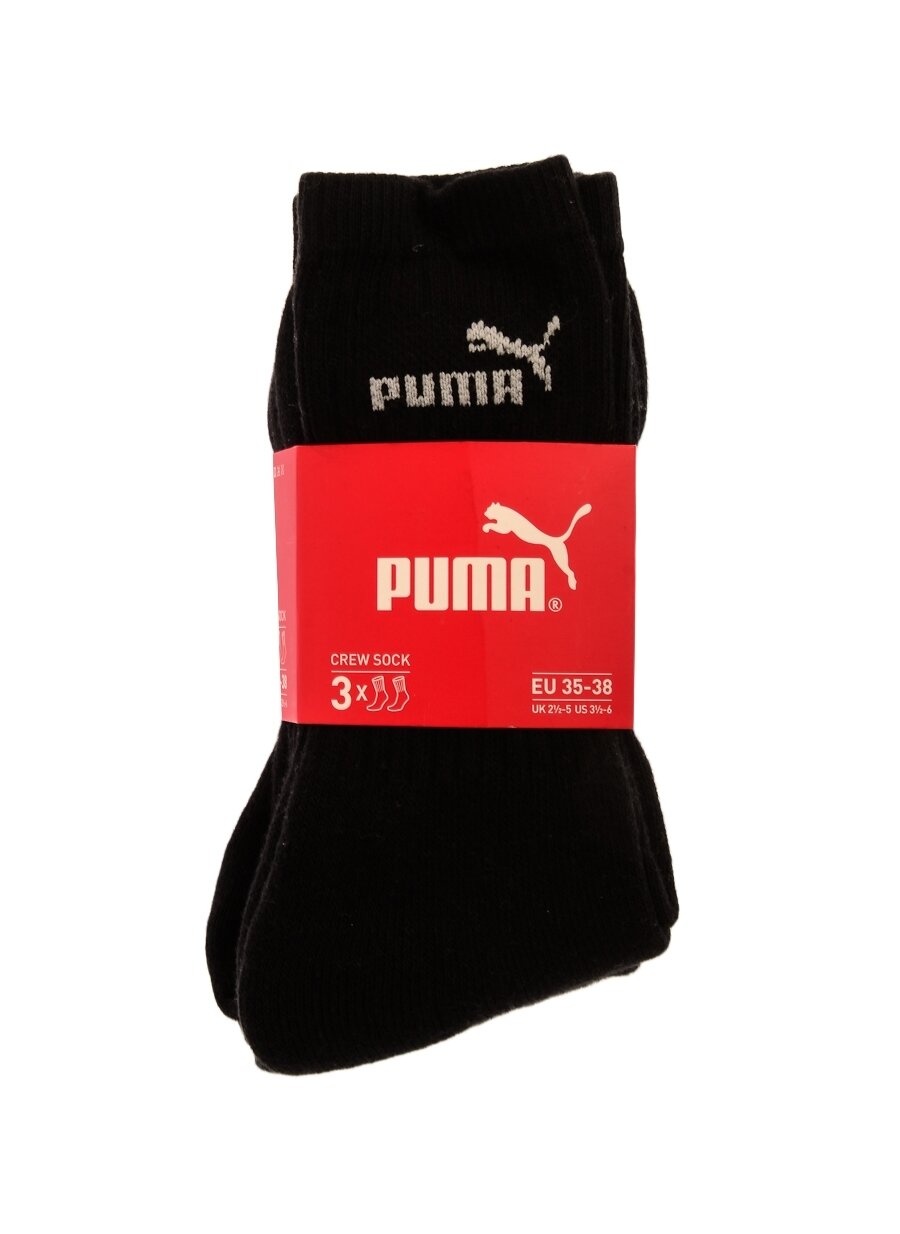 Standart unisex Siyah Puma Spor Çorap Aksesuarları