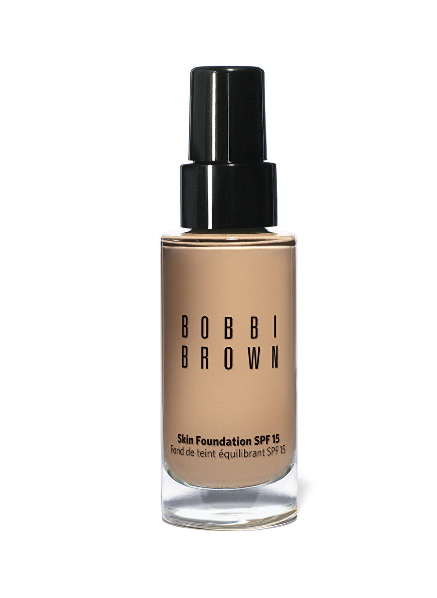 Standart Kadın Renksiz Bobbi Brown Skin Foundation SPF15 Beige Fondöten Kozmetik Makyaj Yüz Makyajı