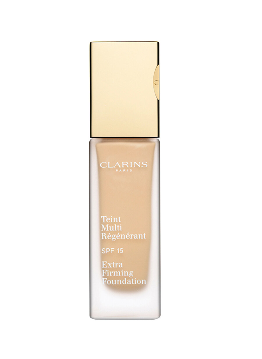 Standart Kadın Renksiz Clarins Extra Firming Foundation SPF 15 110-Honey Fondöten Kozmetik Makyaj Yüz Makyajı