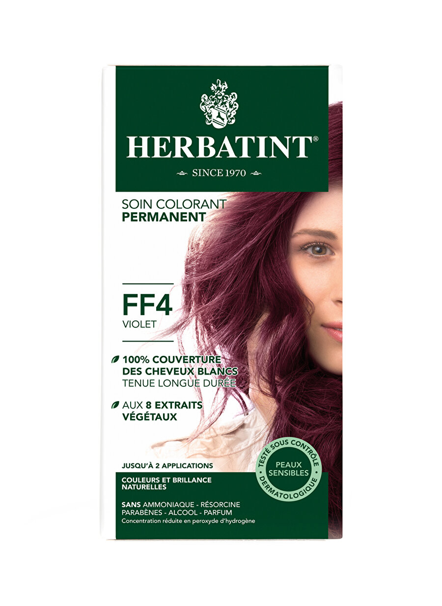 Standart Kadın Renksiz Herbatint FF4 Vıolet Saç Boyası Kozmetik Bakımı Şampuan