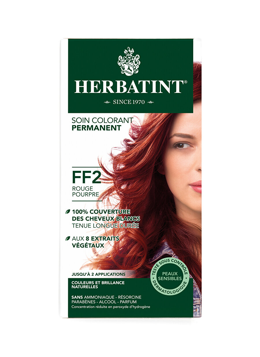 Standart Kadın Renksiz Herbatint FF2 Rouge Pourpre Saç Boyası Kozmetik Bakımı Şampuan