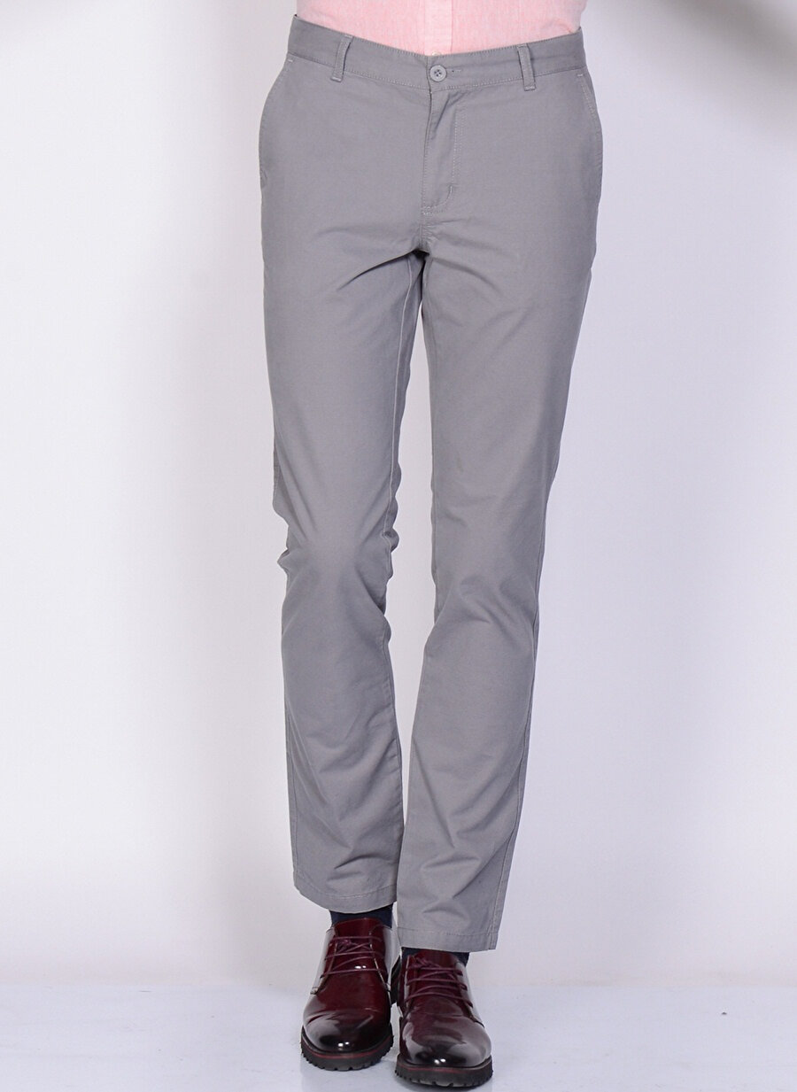 58 Toprak Limon Normal Paça Casual Klasik Renkli Pantolon Erkek Giyim