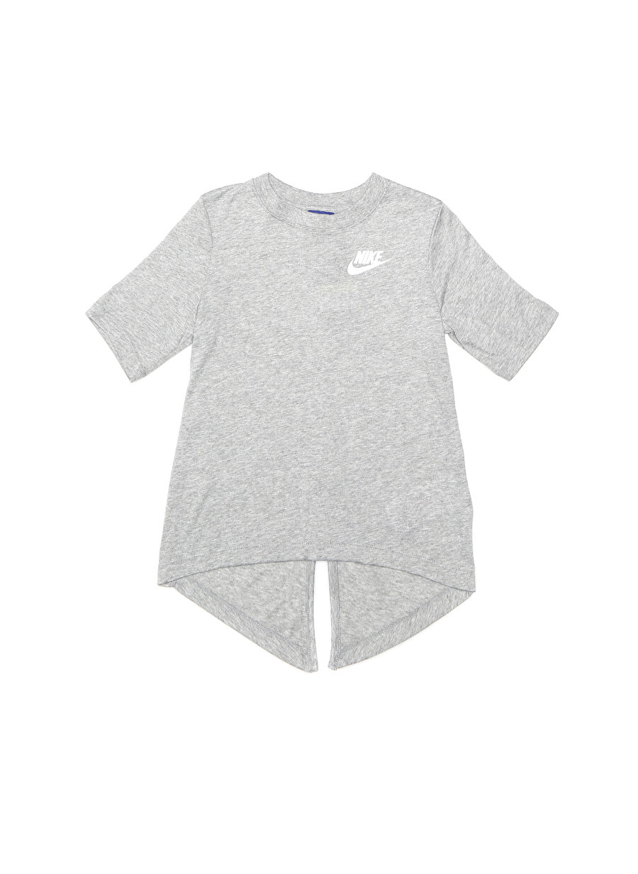 M Kadın Siyah - Gri Gümüş Nike Basic T-Shırt Çocuk Giyim T-shirt