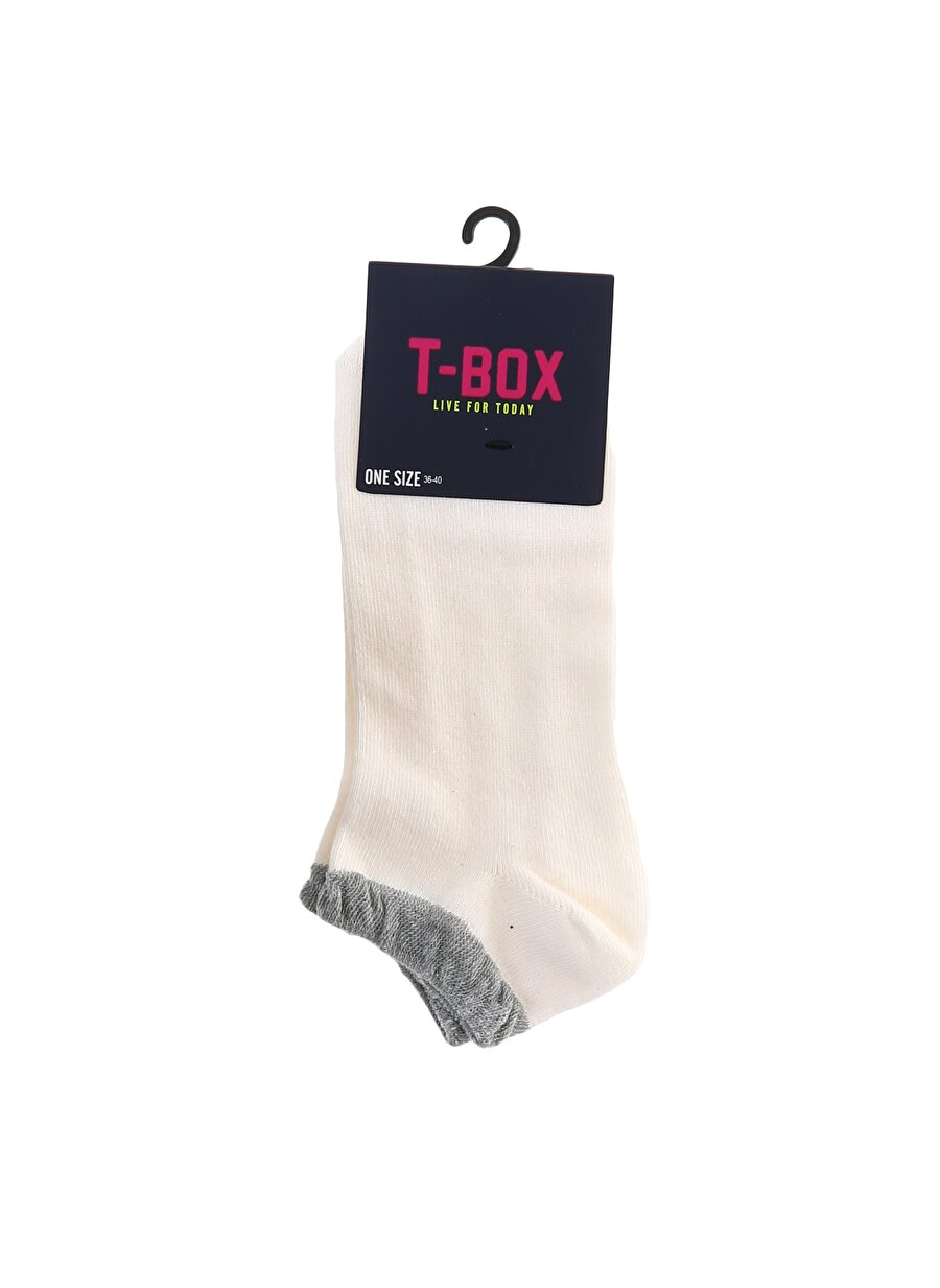 T-Box Ekru Soket Soket Çorap
