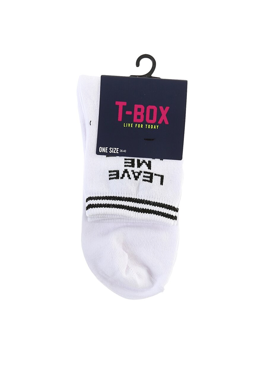 T-Box Beyaz Soket Soket Çorap