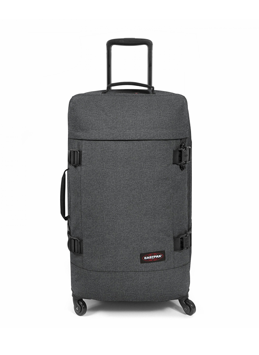 Eastpak Koyu Antrasit Küçük Boy Çekçekli Kumaş Valiz EK81L77H TRANS4