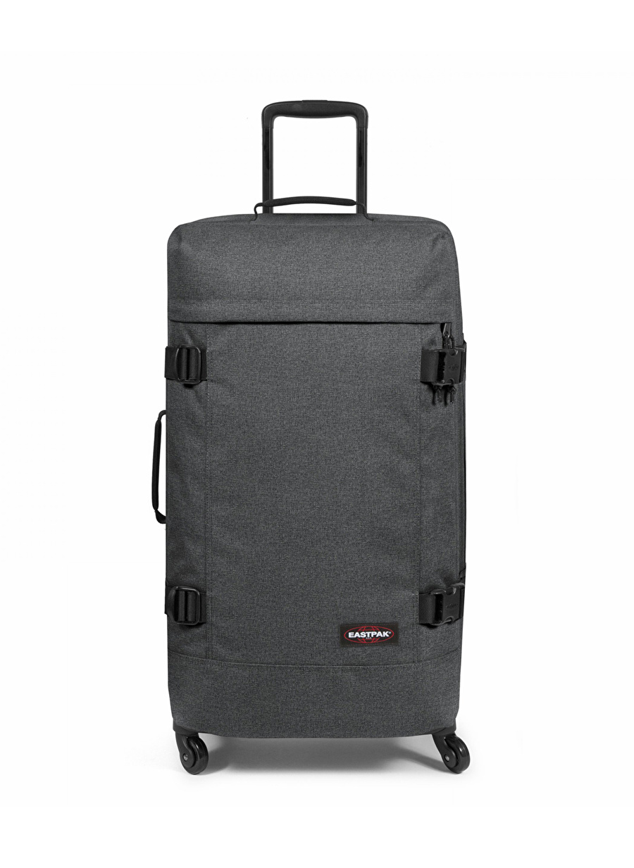 Eastpak Koyu Antrasit Orta Boy Çekçekli Kumaş Valiz EK82L77H TRANS4