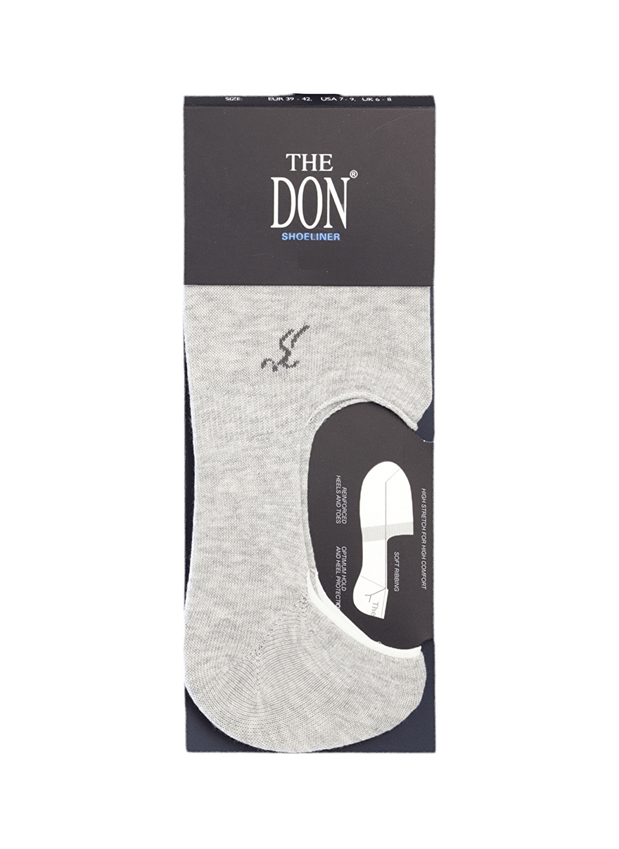 The Don Gri Erkek Babet Çorap TDSCS0515