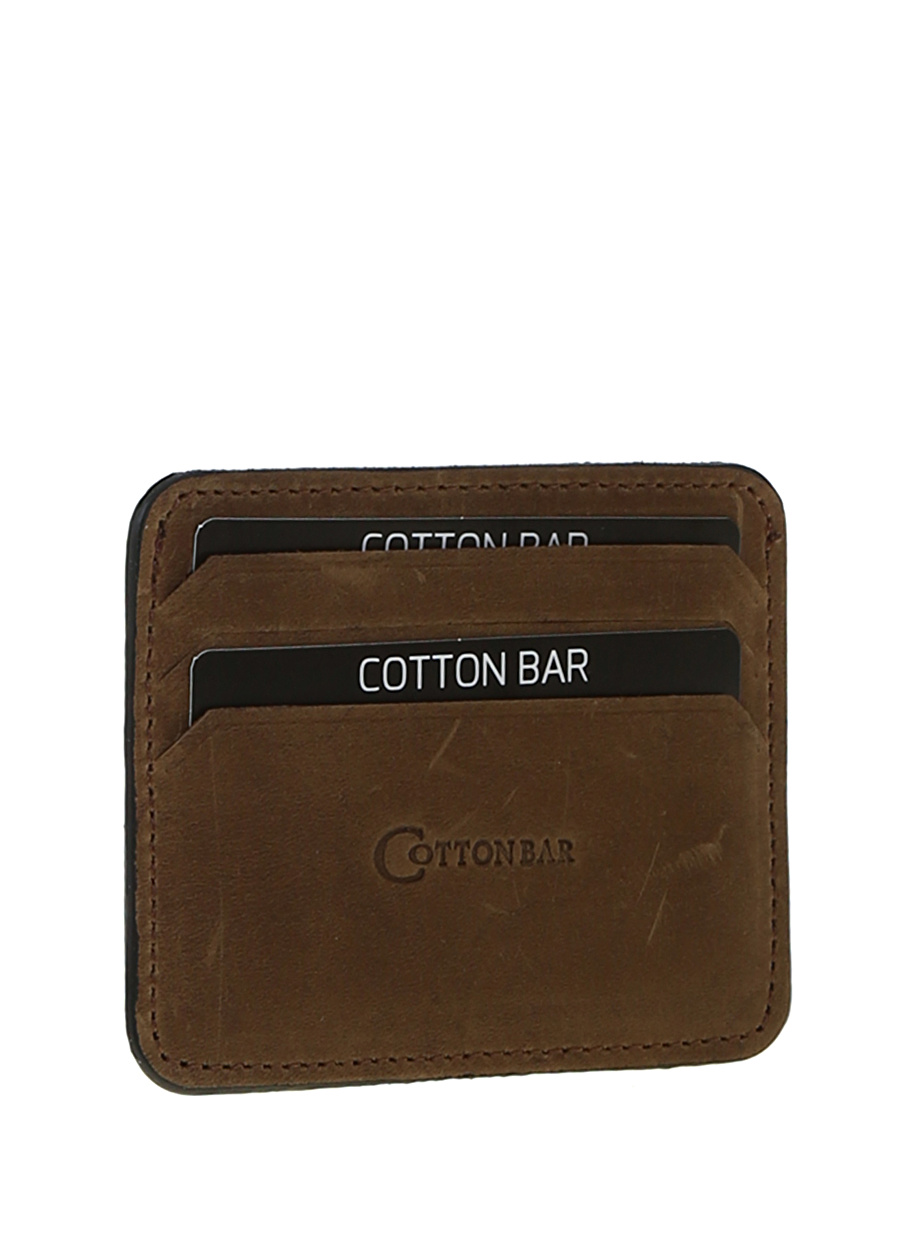 cotton bar acik kahve cuzdan 958091 boyner