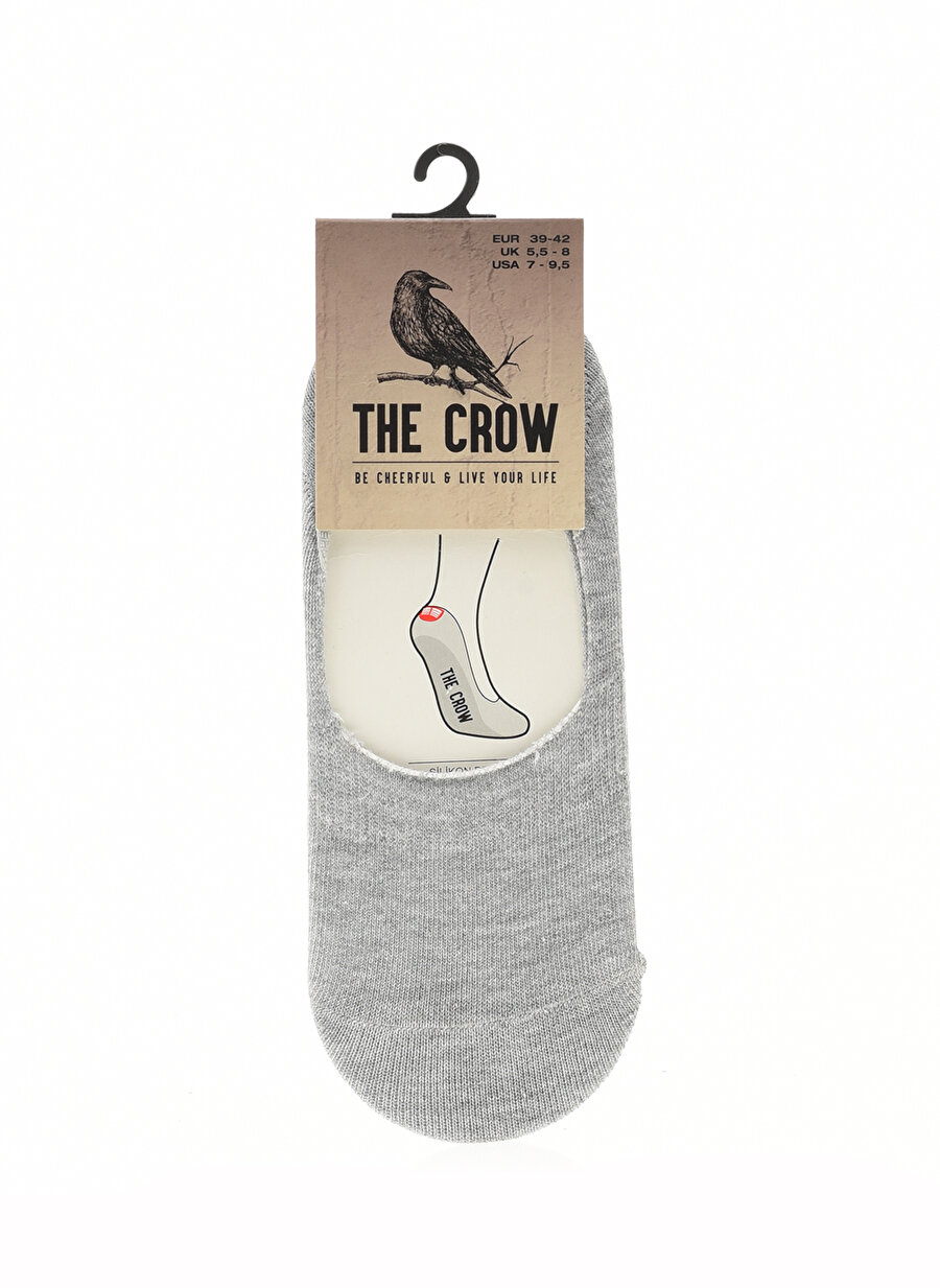 The Crow Gri Erkek Çorap 1001 Çetik Çorap