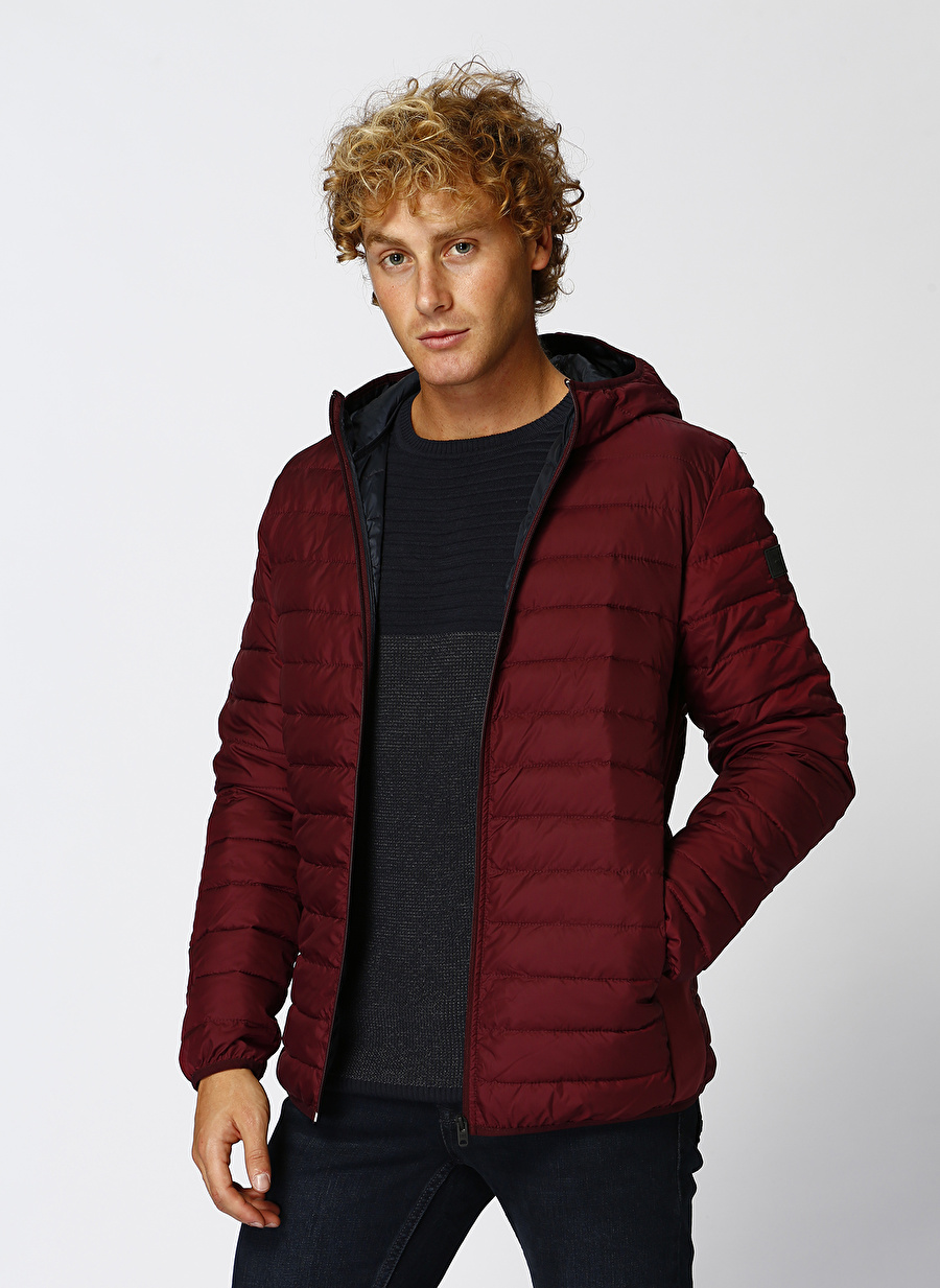 Jack & jones boom twist puffer hood on sale mont