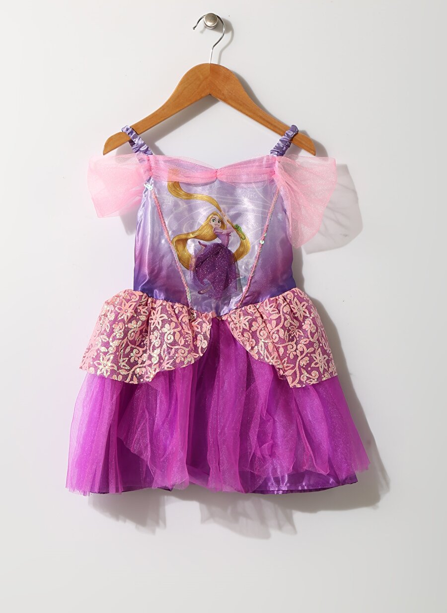 Sunman Oyuncak Dünyası Kız Çocuk Rapunzel Renkli Kostüm