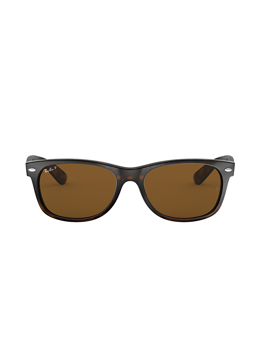 Ray-Ban New Wayfarer Classic RB2132 Kare Kahve Polarize Erkek Güneş Gözlüğü