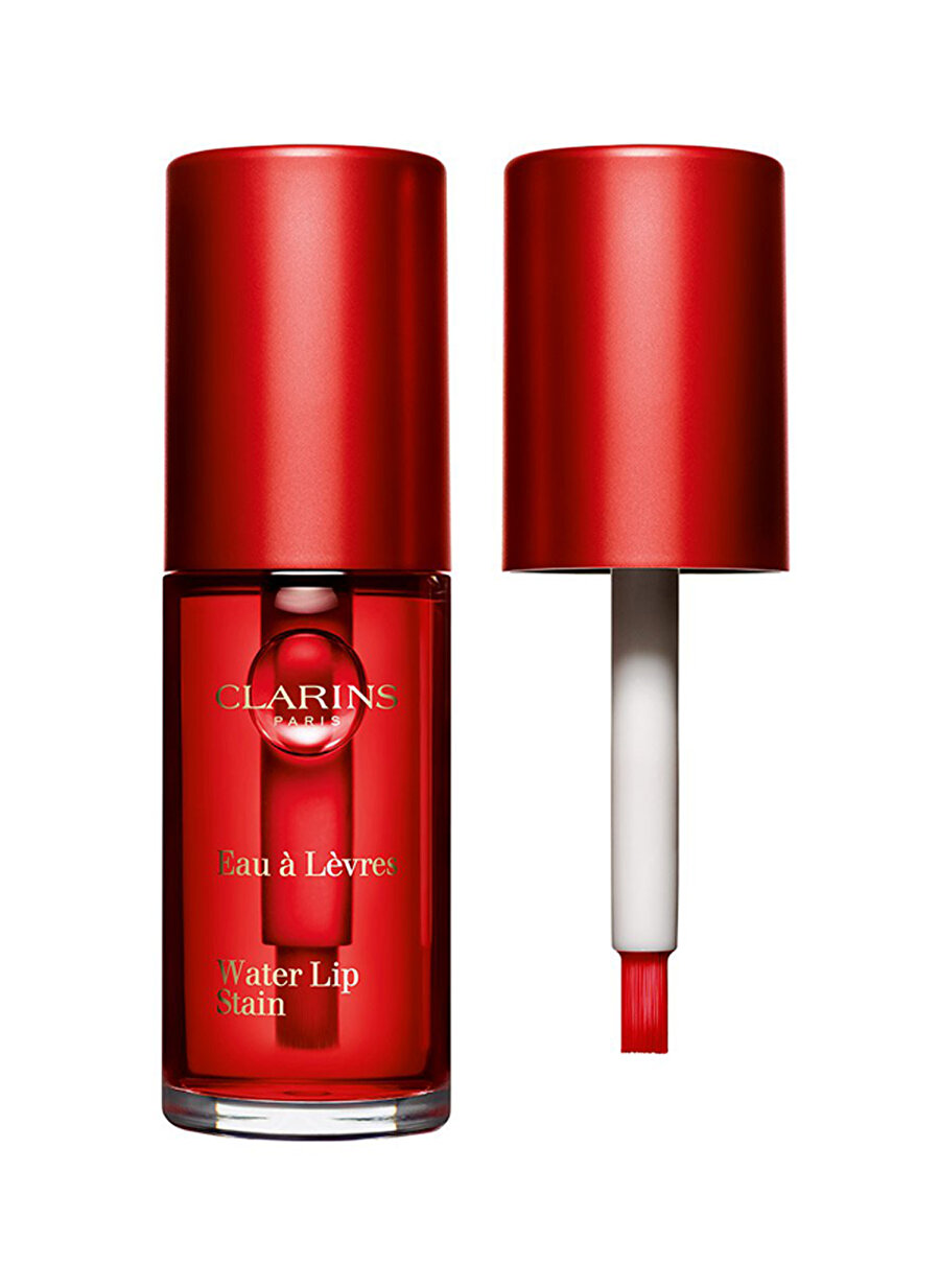 Standart Kadın Renksiz Clarins Water Lip Stain 03 Red Dudak Koruyucu Kozmetik Makyaj Makyajı