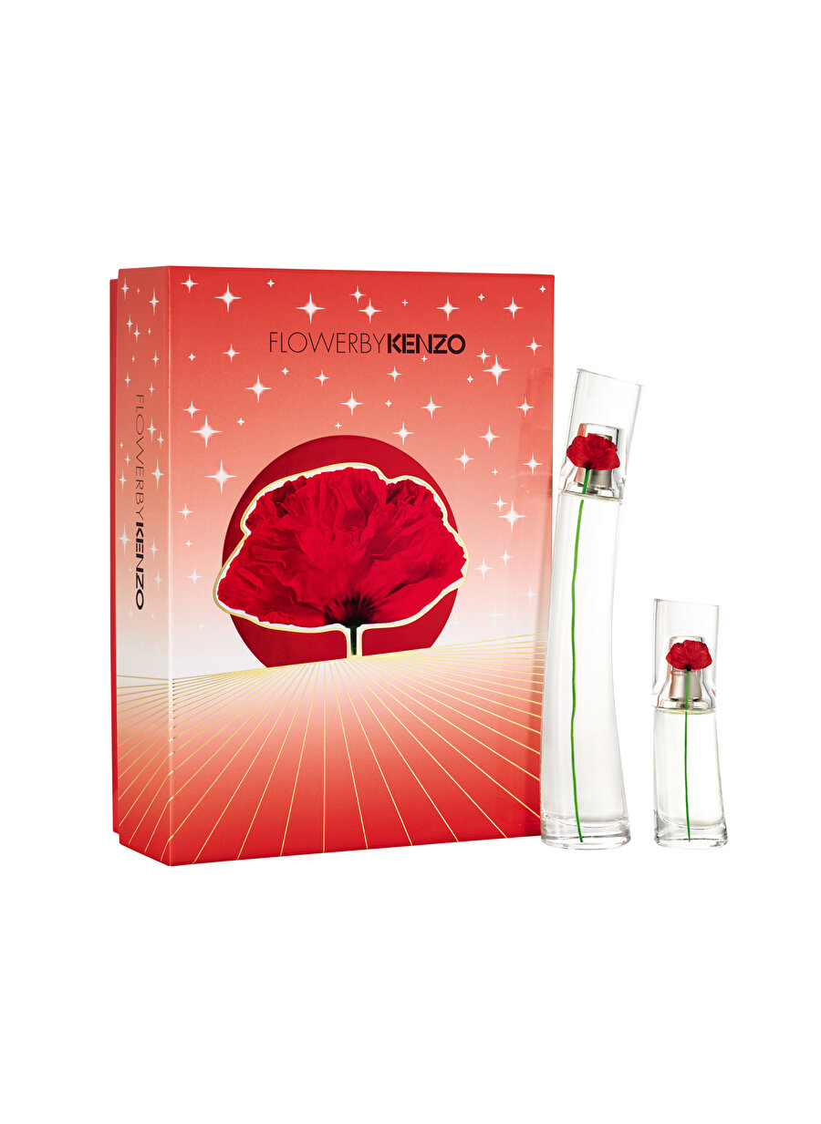 Standart Renksiz Kenzo Flower By Edp 50 ml Kadın Parfüm Set Kozmetik Setleri