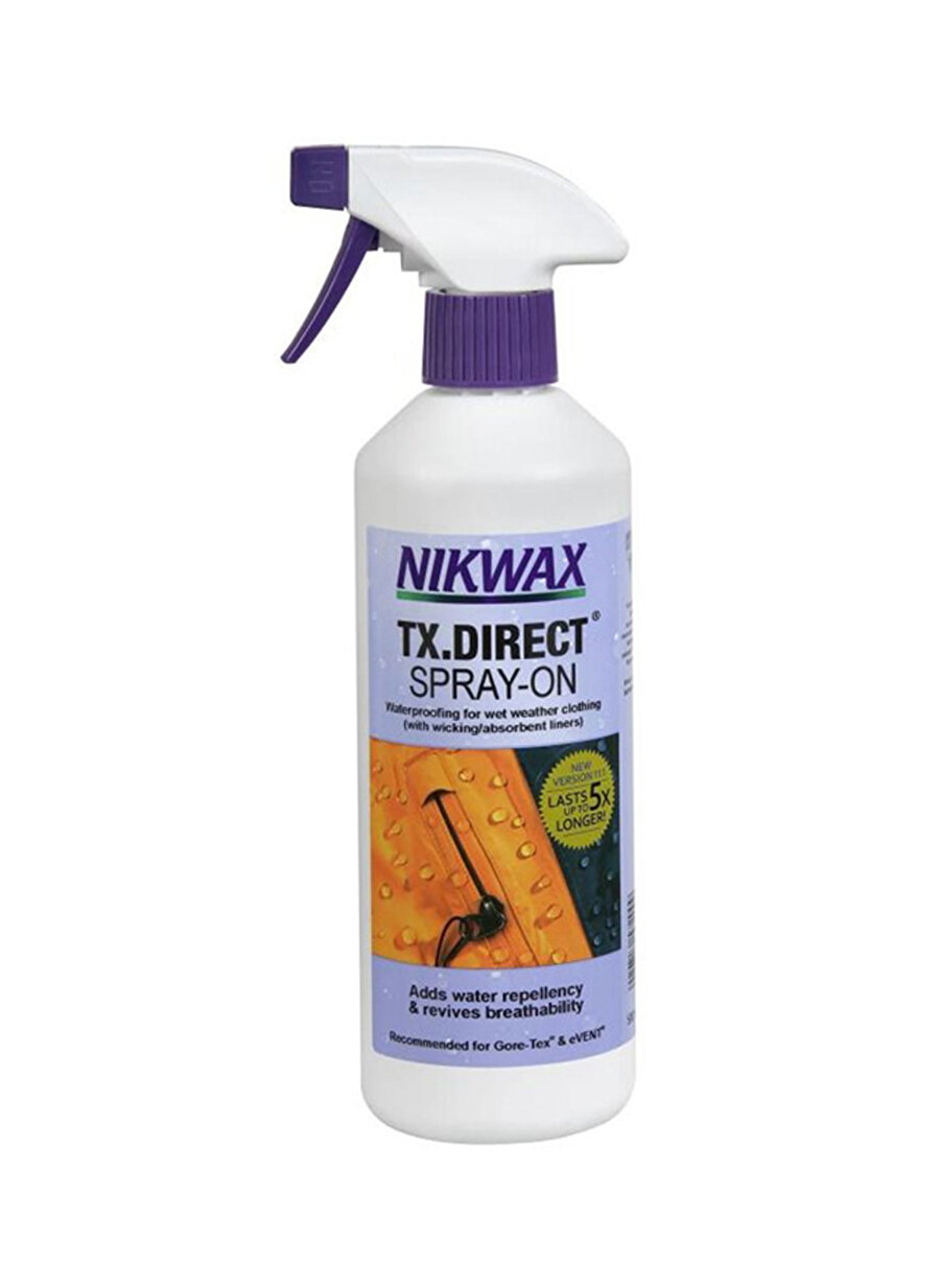 Standart Erkek Renksiz Nikwax TX Direct Spray On Teknik Malzeme Su Geçirmezlik Spreyi Spor Aksesuarları Diğer
