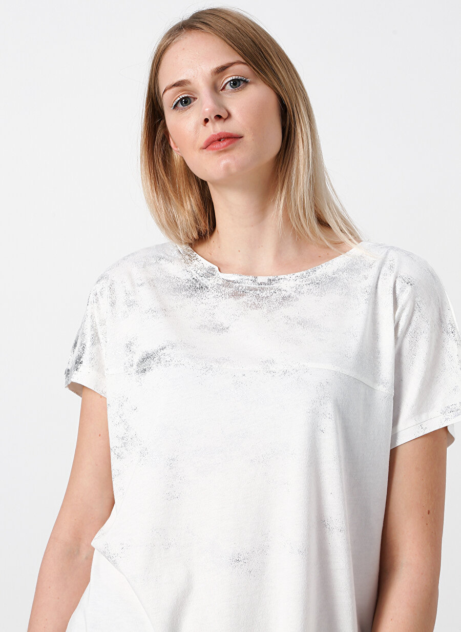 M Ekru Fabrika T-Shirt Kadın Giyim T-shirt Atlet