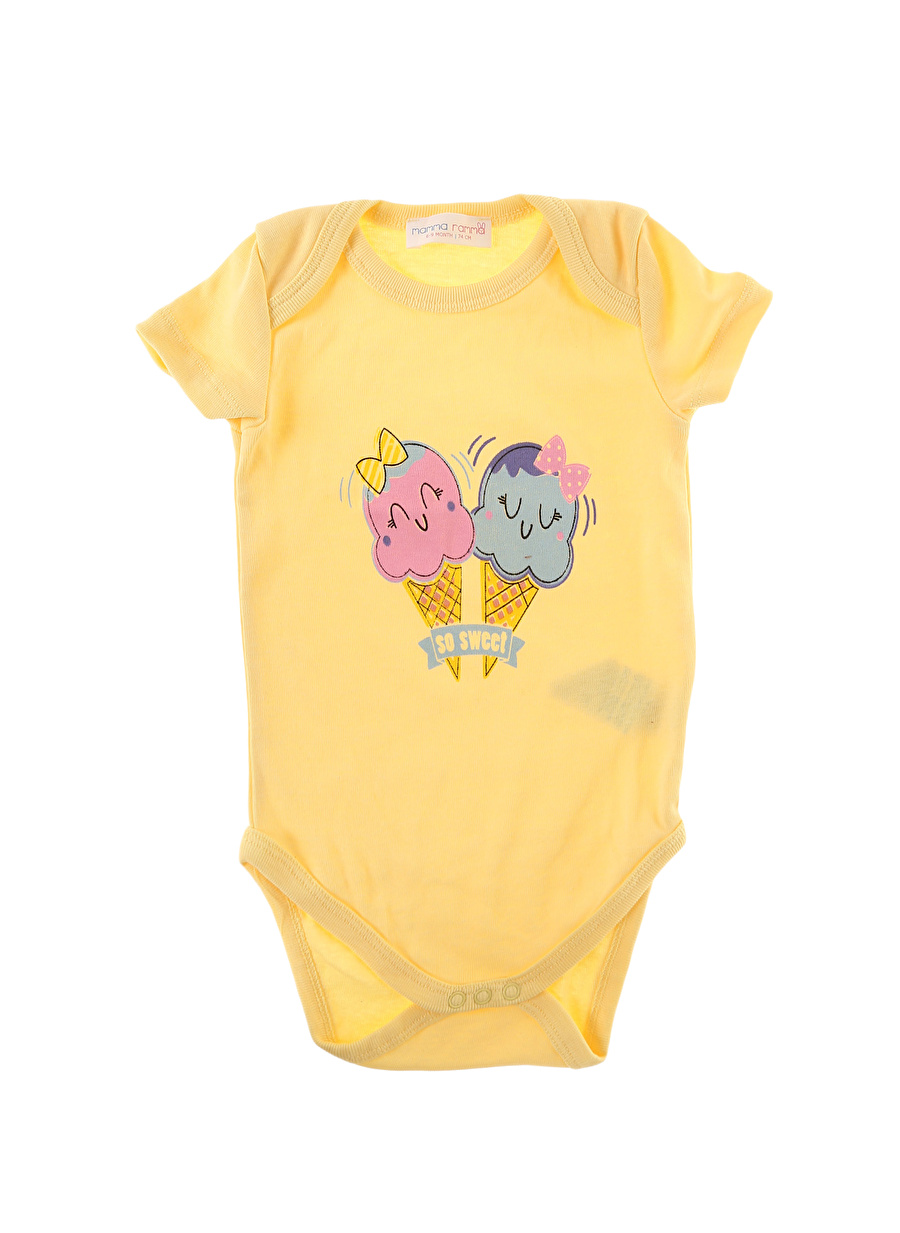 Sarı Kız Bebek Body 19G16